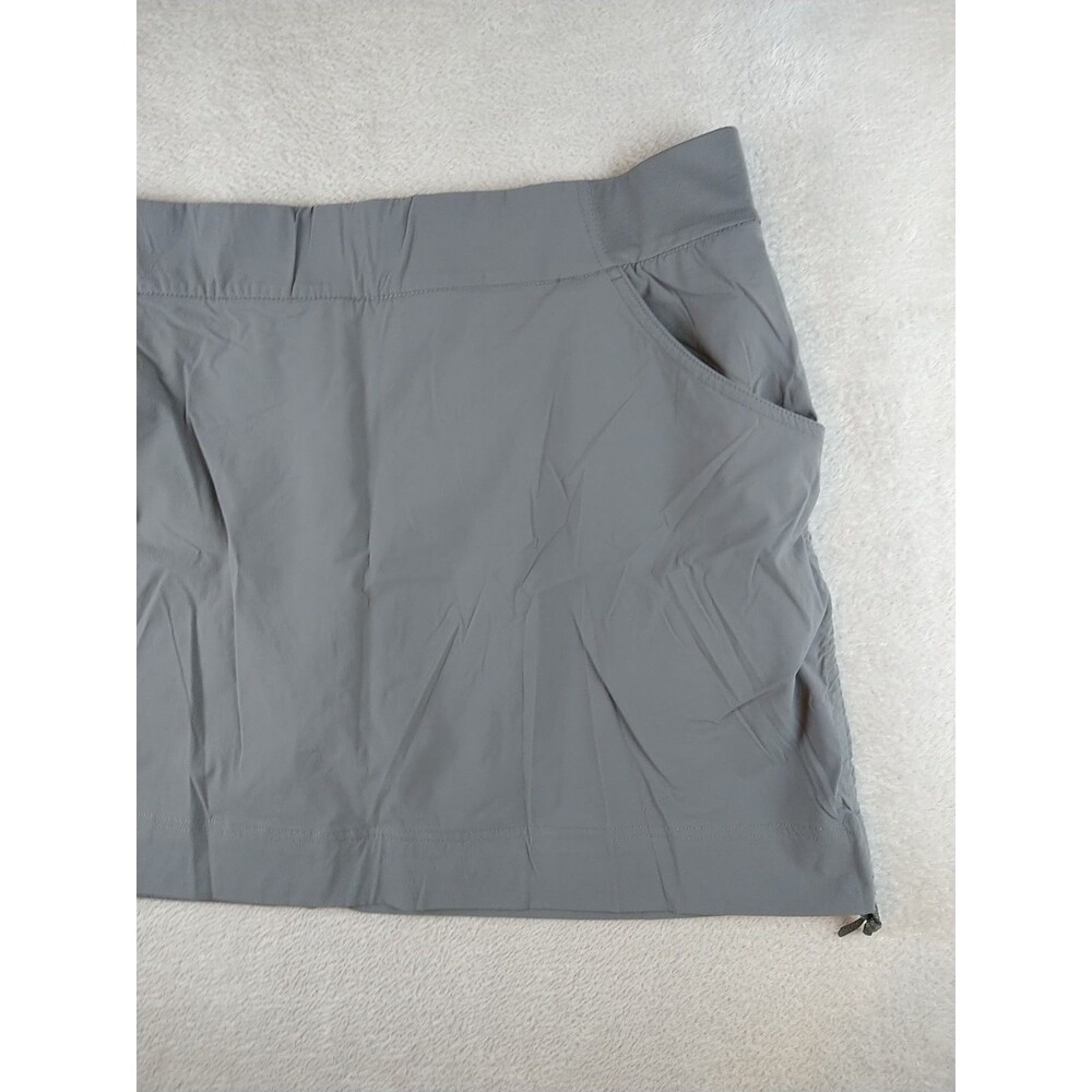 Columbia Anytime Skort Women's XXL 2XL Gray Casual Nylon Side Cinch Active - Picture 4 of 14